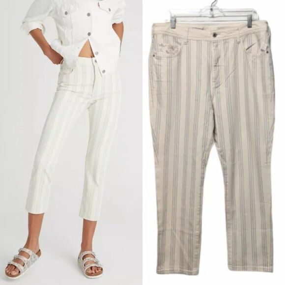 Anthropologie Denim - NWT PILCRO & THE LETTERPRESS Fleur High Rise Slim Boyfriend Jeans 32